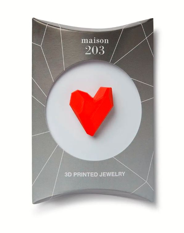 Collectable Heart Brooches (XS) - 3D Lab
