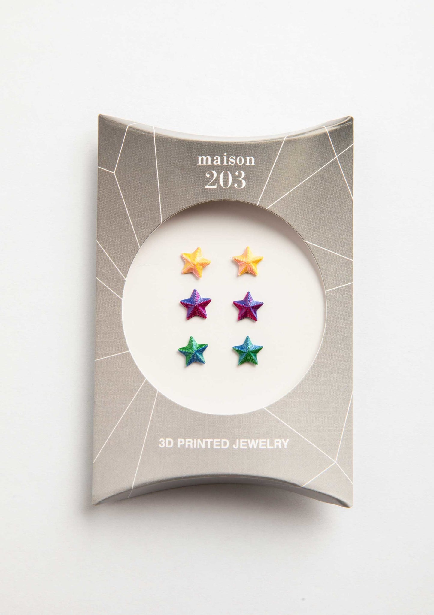 Hopestar Earrings (3 Pairs) - 3D Lab