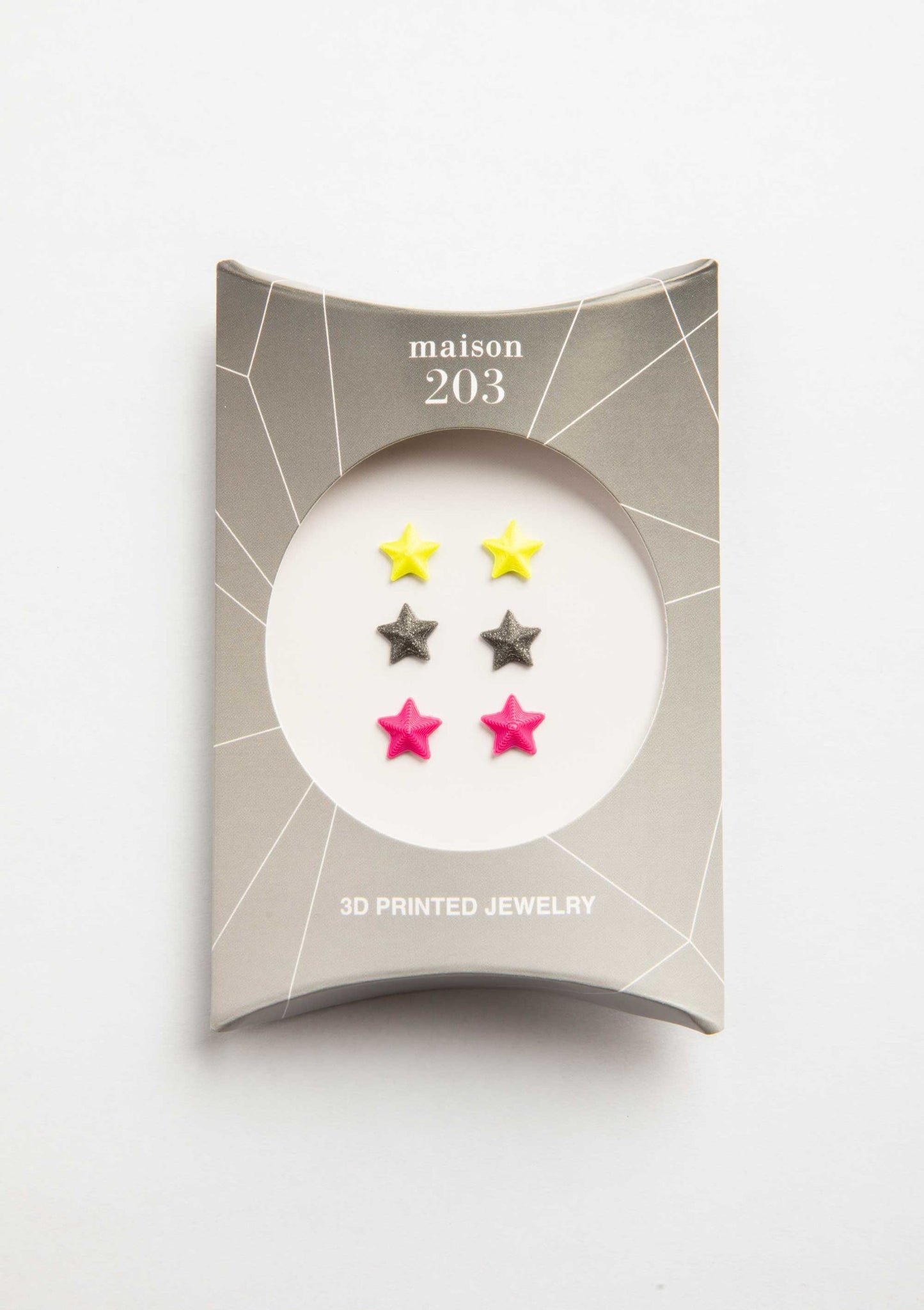 Hopestar Earrings (3 Pairs) - 3D Lab