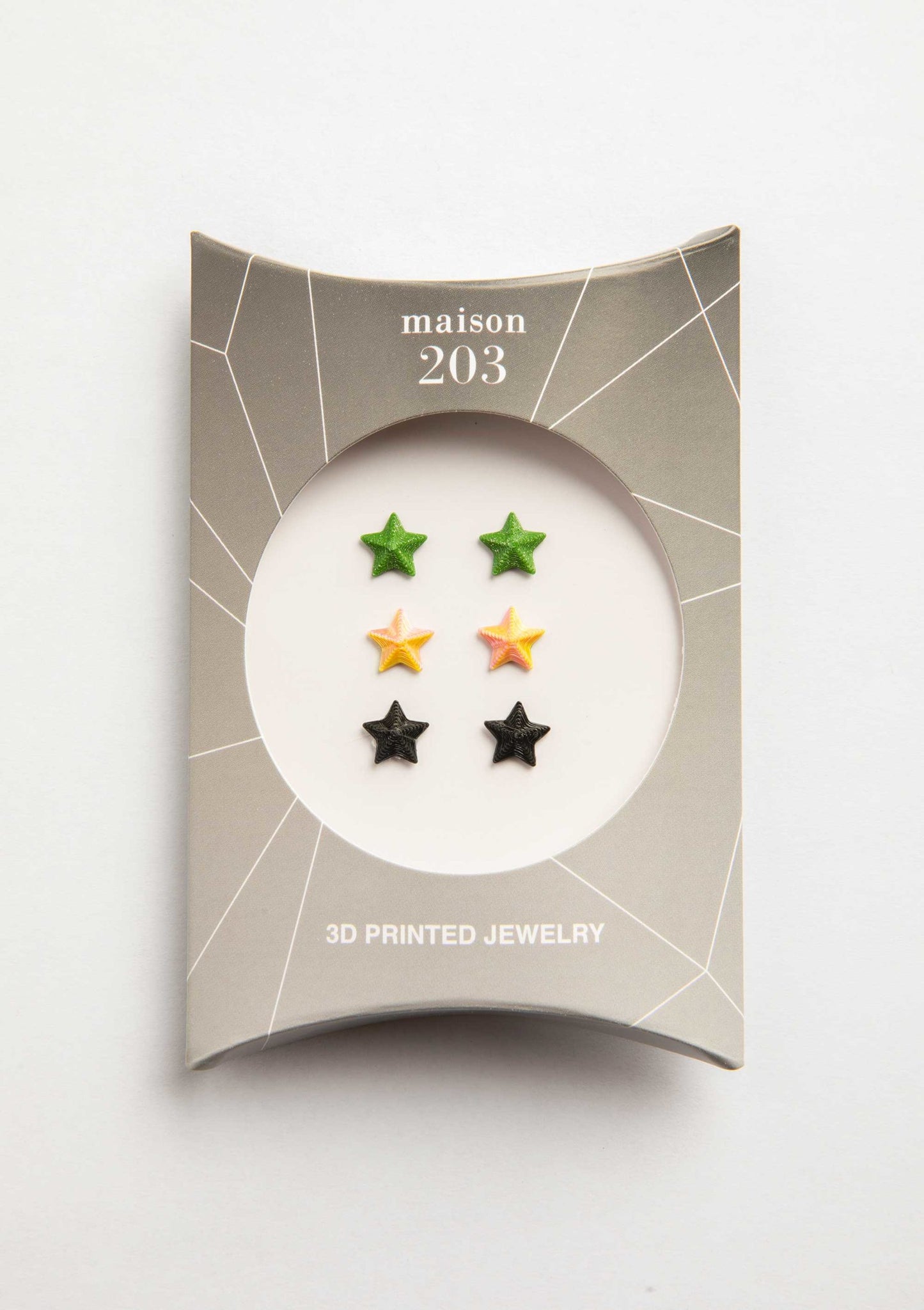 Hopestar Earrings (3 Pairs) - 3D Lab