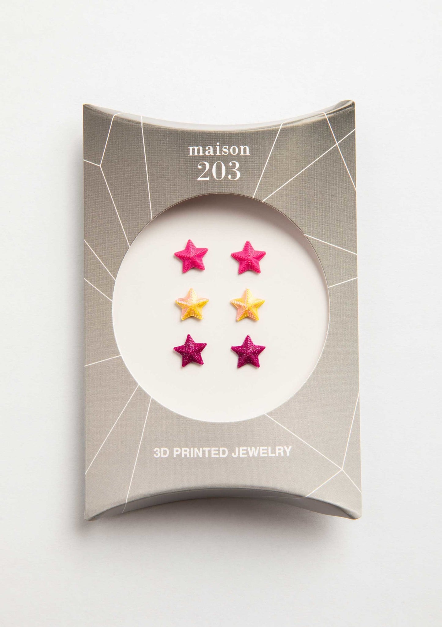 Hopestar Earrings (3 Pairs) - 3D Lab