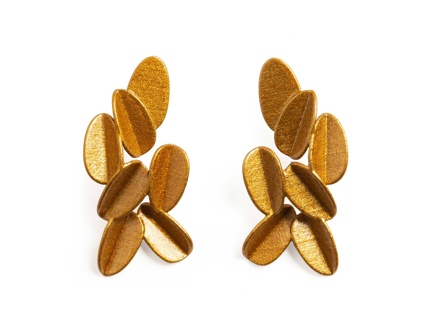 Leaves Earrings 2 (Metallic)