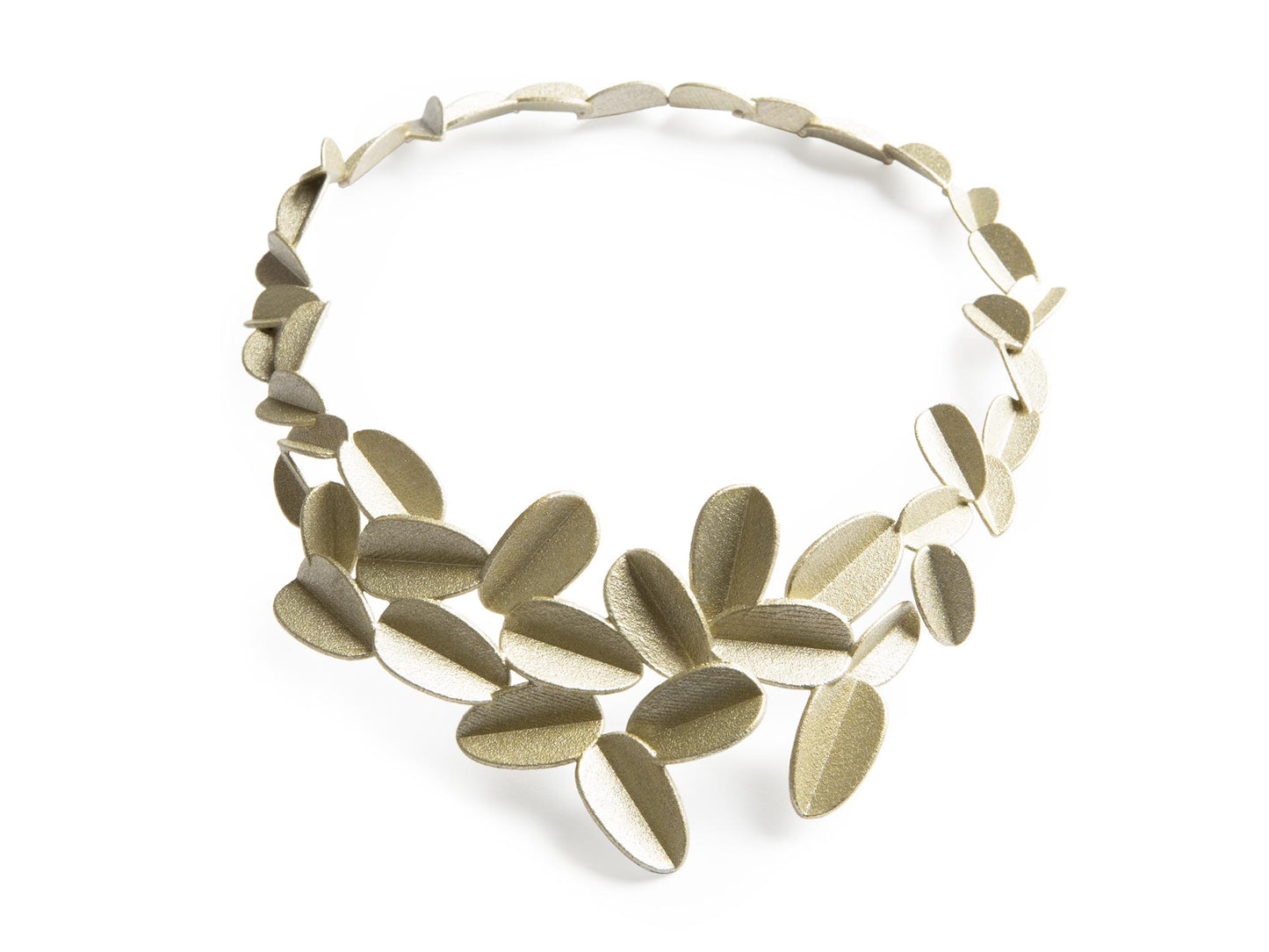 Leaves Necklace (Metallic)