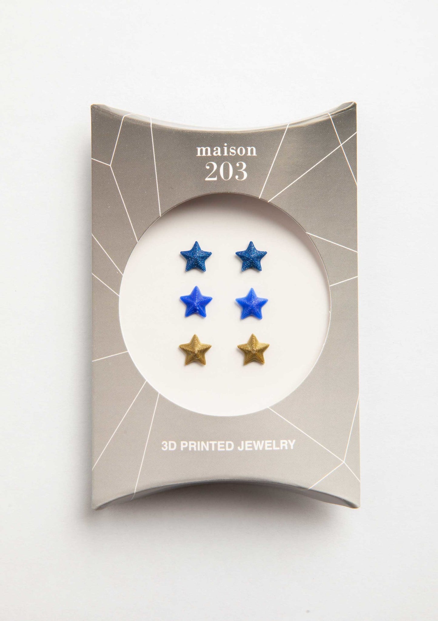 Hopestar Earrings (3 Pairs) - 3D Lab