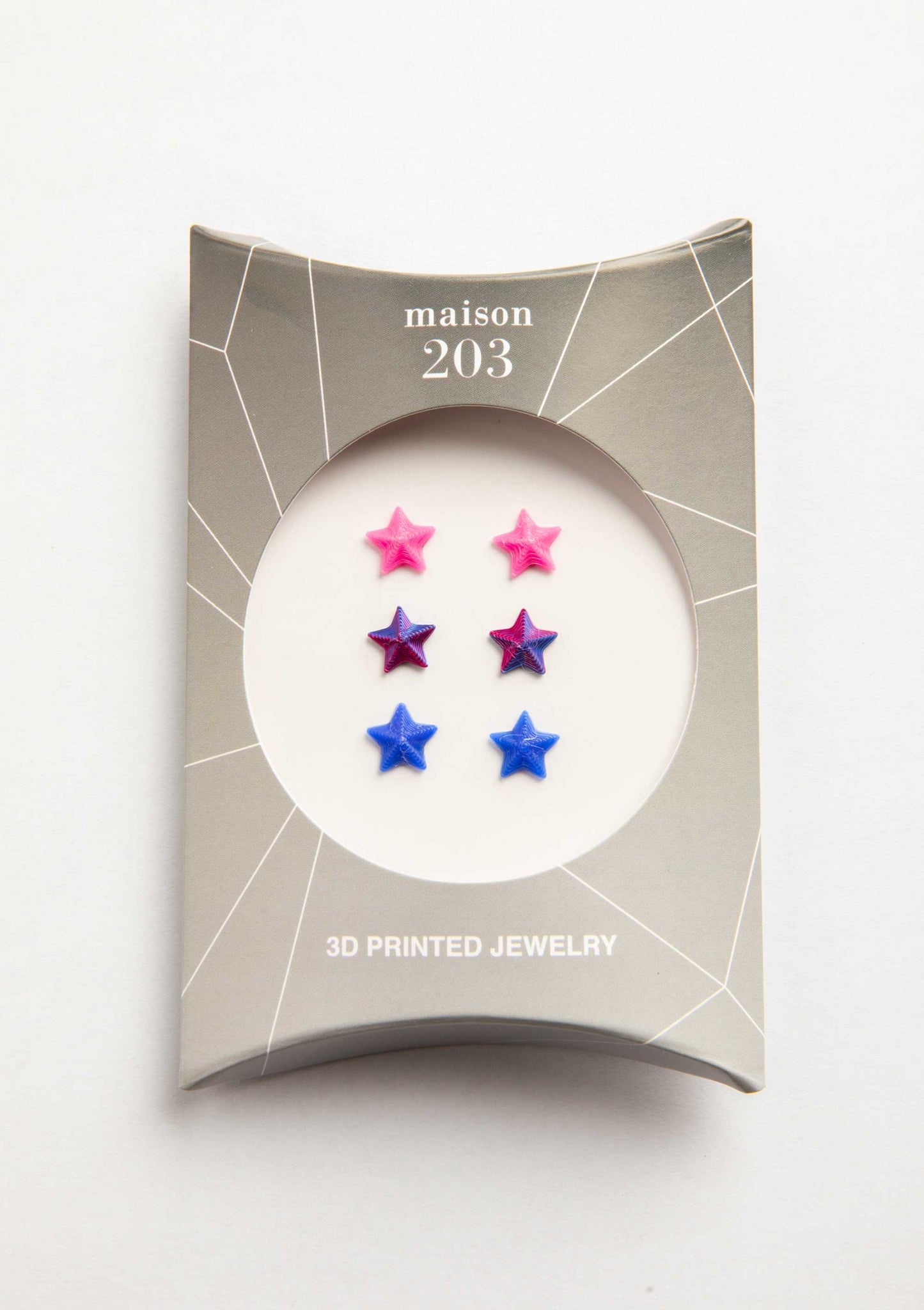 Hopestar Earrings (3 Pairs) - 3D Lab