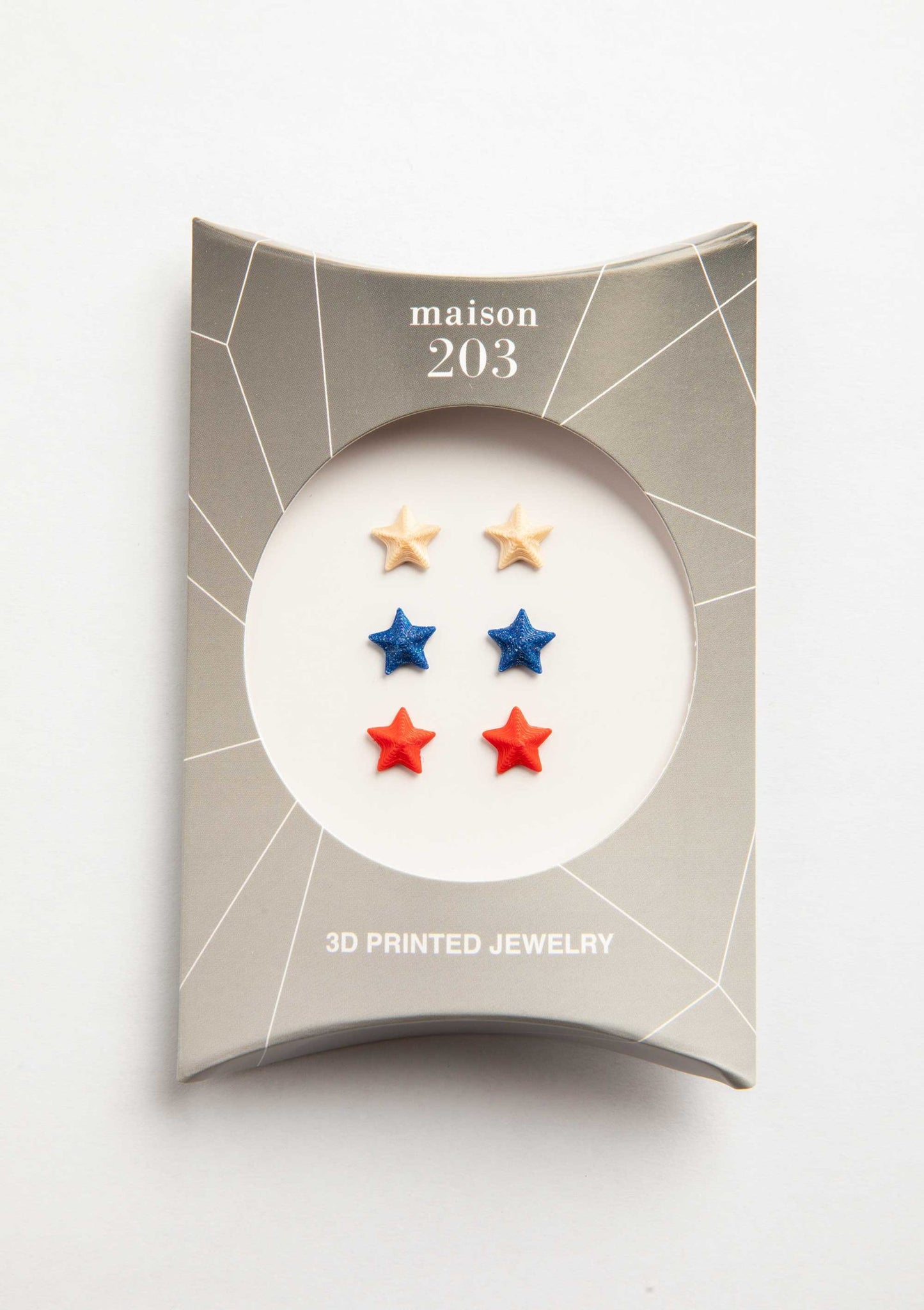 Hopestar Earrings (3 Pairs) - 3D Lab