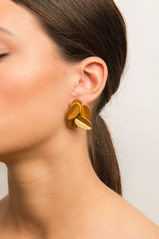 Leaves Earrings 1 (Metallic)