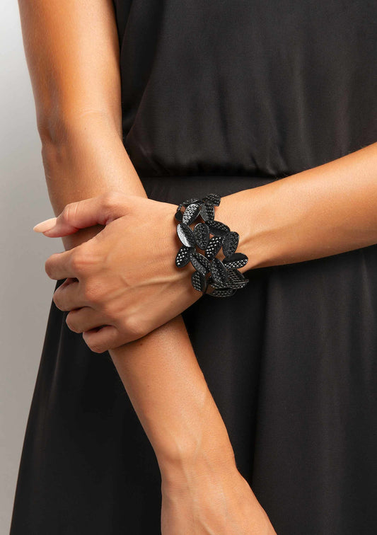 Crystal Leaves Bracelet