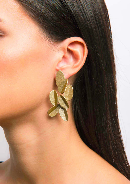 Leaves Earrings 2 (Metallic)