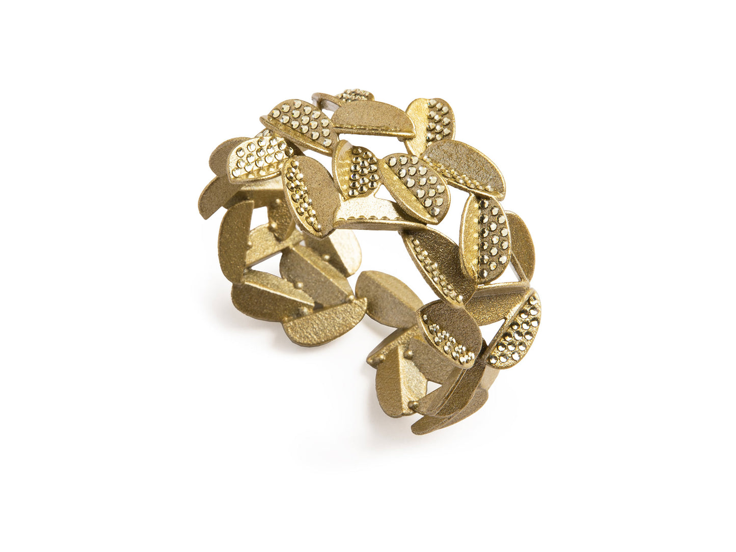 Crystal Leaves Bracelet