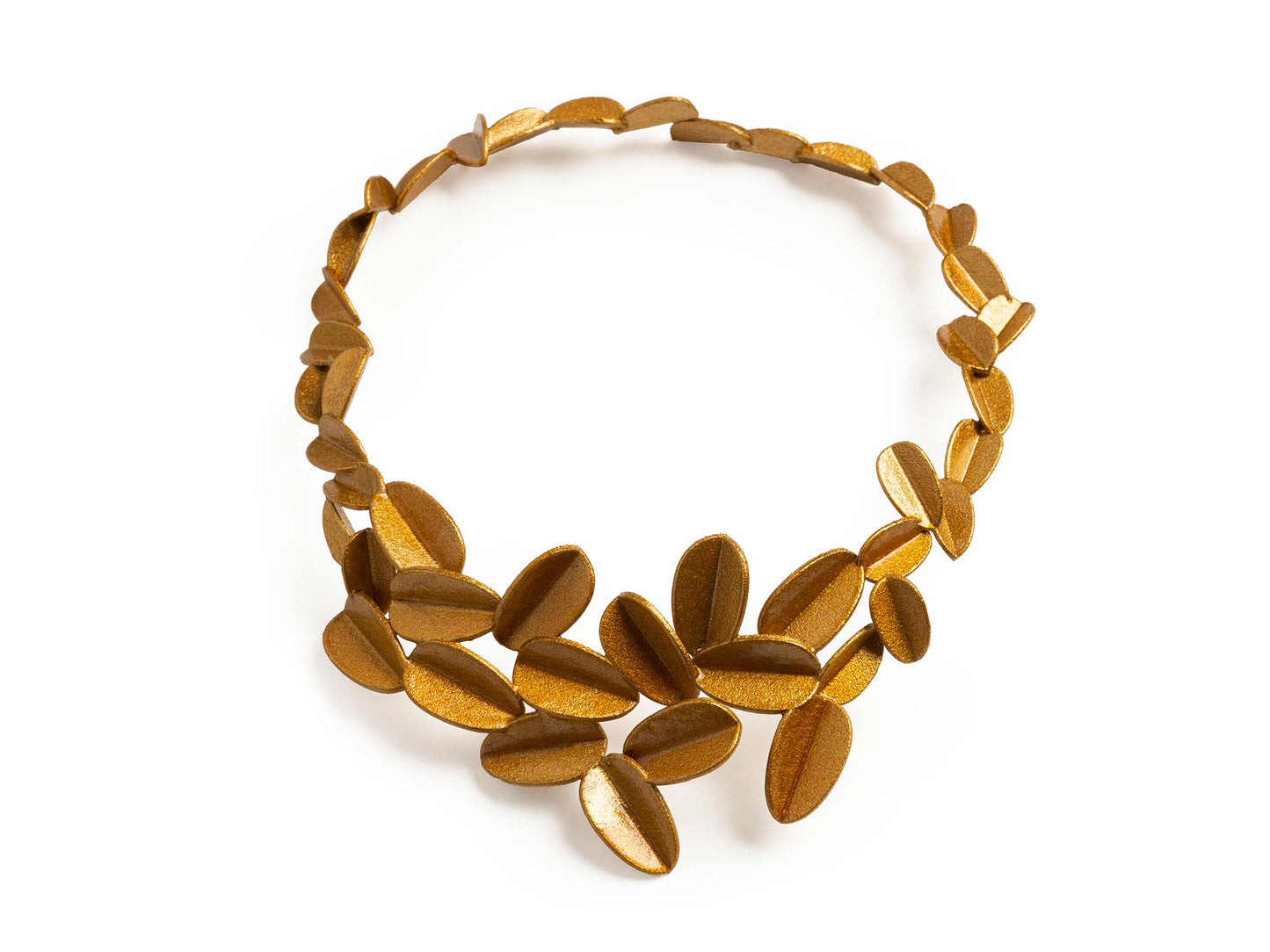 Leaves Necklace (Metallic)