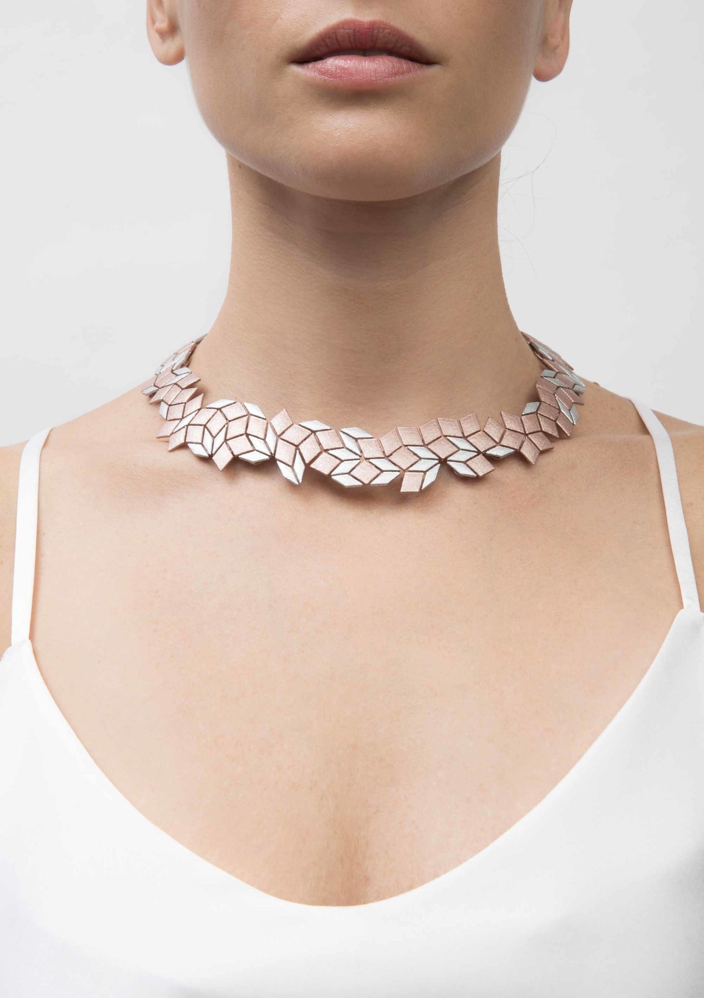 Penrose Necklace (Metallic Duo )